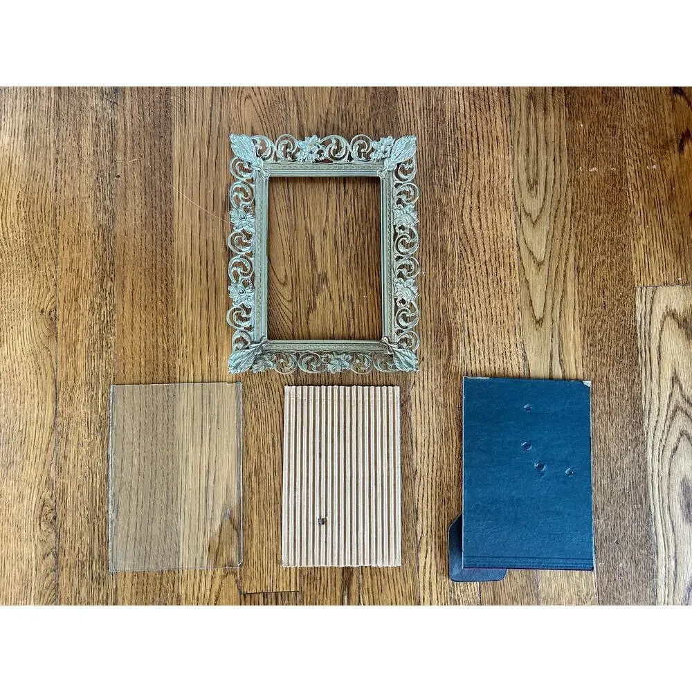 Vintage ornate metal